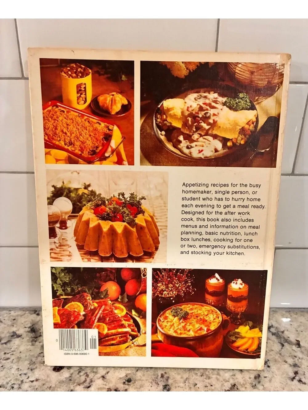 Better Homes and Gardens After Work Cook Book 1980 230 Tested Recipes